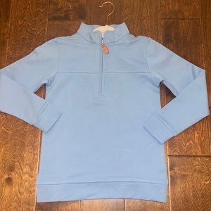 NWOT Eyelet & Ivy Cornflower Blue Zip Pullover - size 8 price is firm
